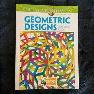 NEW Creative Haven Geometric Designs Collection Colori- 0486803503, paperback